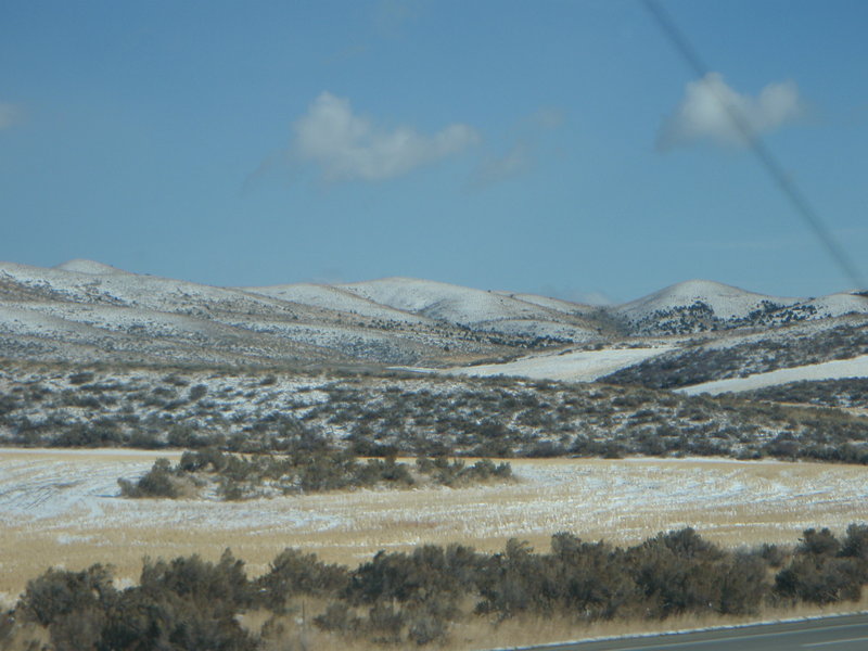 Snow on the road.