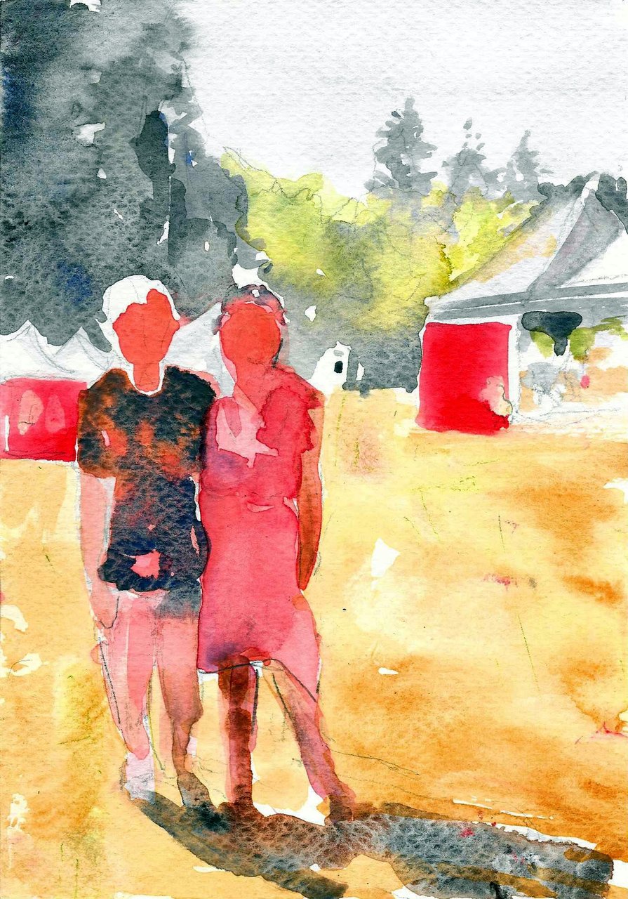 Pair at the
            Wine Festival