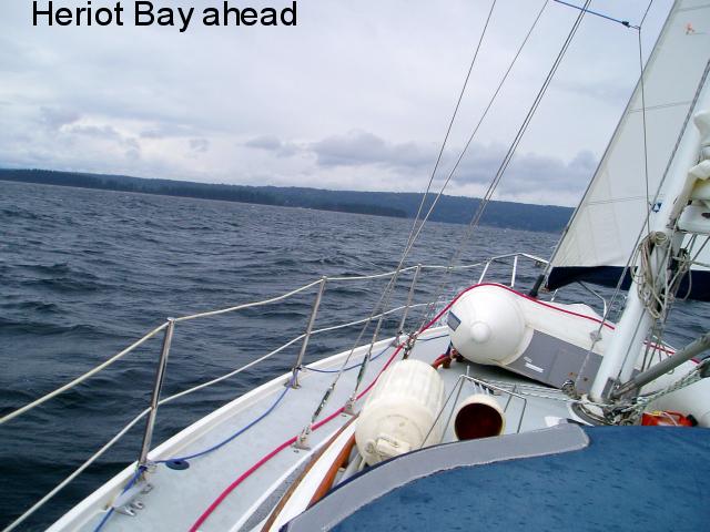 Heriot Bay Ahead