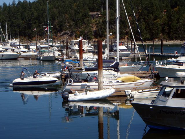 Galiander at Ganges Public Docks